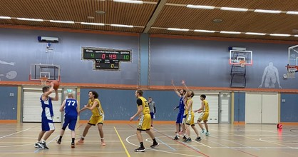 Eerste overwinning Heren Basketiers ’71 een feit